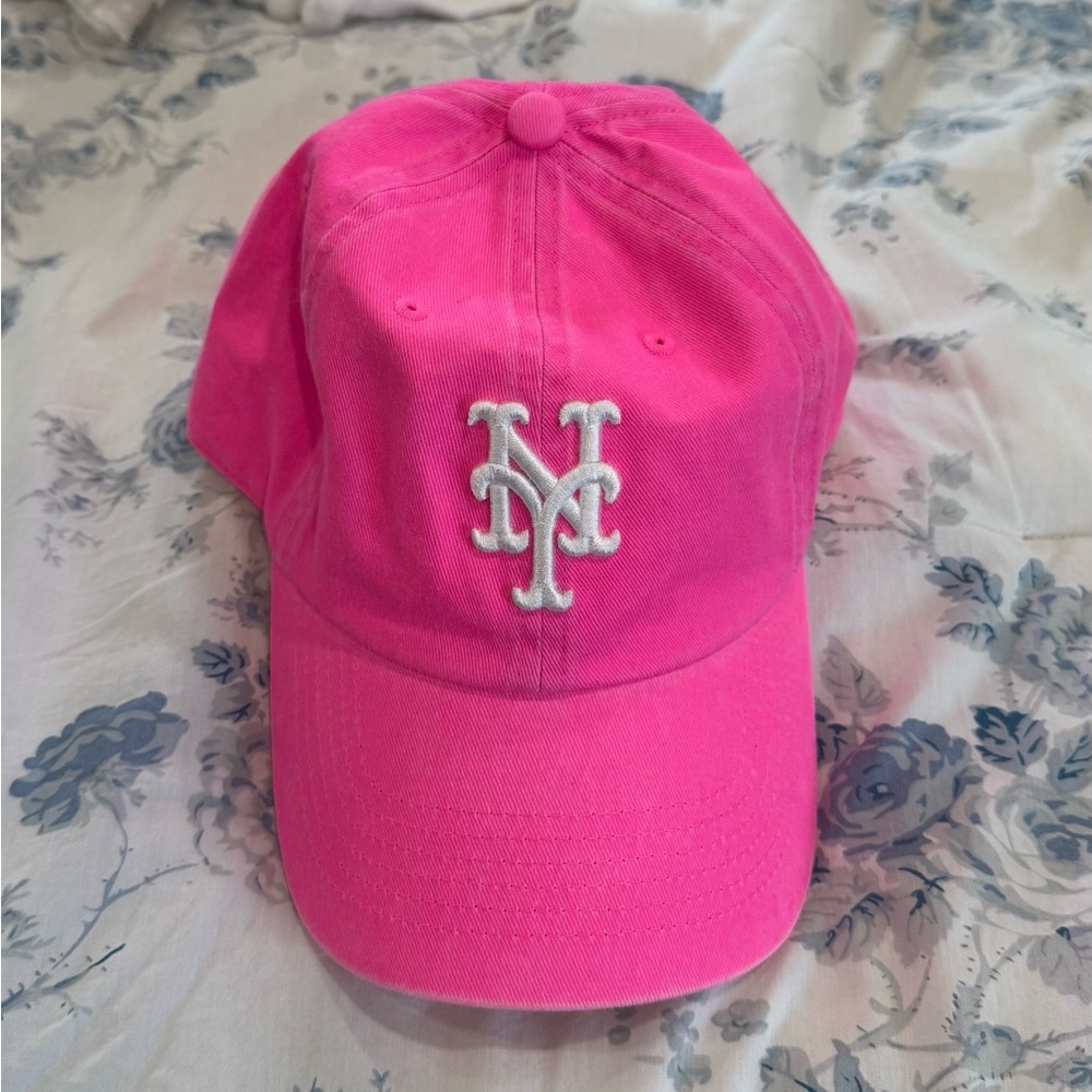 PINK METS BASEBALL CAP